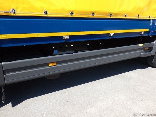 Kamion sa ravnom platformom i ceradom MERCEDES-BENZ 1223 L Atego 4/Pritsche 7,2m/LBW/AHK/Klima/98tkm