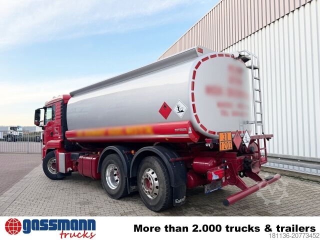 Tankbil MAN TGS 26.400 6x2-4 LL, Lenk-/Lift, Navi, ADR,