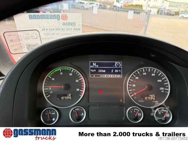 Tankbil MAN TGS 26.400 6x2-4 LL, Lenk-/Lift, Navi, ADR,