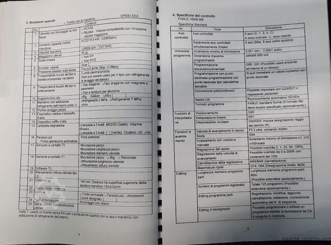 Centro de mecanizado vertical de 5 ejes OKK VP600 -5AX