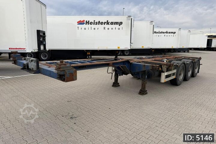 Containervervoer Pacton T3-010 / Multichassis / BPW Drum