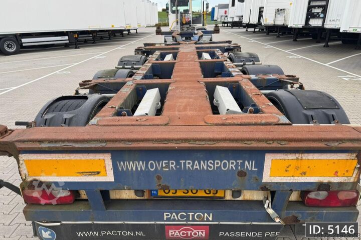 Containervervoer Pacton T3-010 / Multichassis / BPW Drum