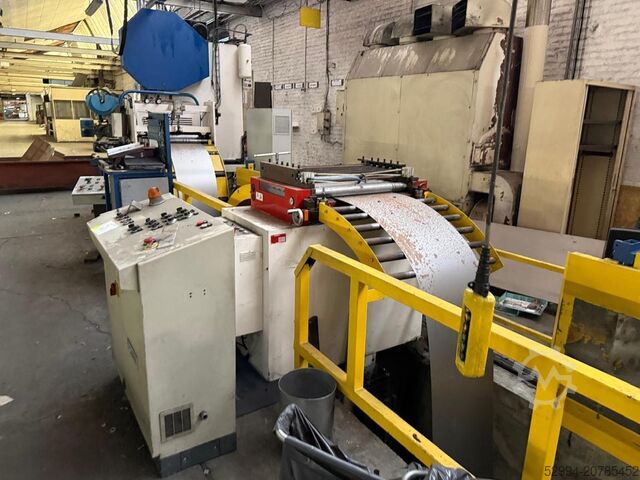Open gap eccentric presses Pressix decoiling / straightening / press 800 x 1.1 mm
