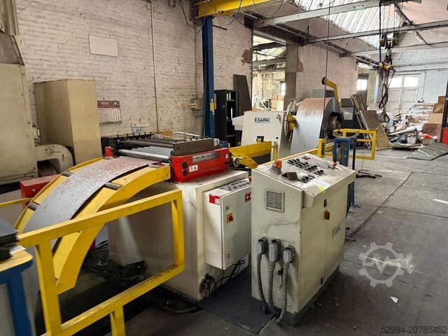 Open gap eccentric presses Pressix decoiling / straightening / press 800 x 1.1 mm