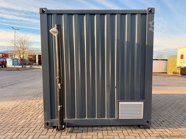 Auflieger-Wechselfahrgestell  Wiese Sauna Container - Sofort Lieferbar