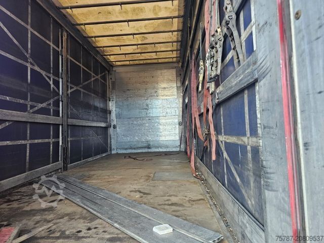 LKW mit Pritsche & Plane SCANIA G410 Volumen, Edscha, Hubdach+Tandemhänger