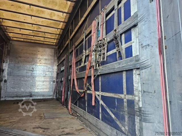 Камион платформа с брезент SCANIA G410 Volumen, Edscha, Hubdach+Tandemhänger