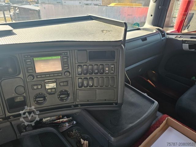 Камион платформа с брезент SCANIA G410 Volumen, Edscha, Hubdach+Tandemhänger