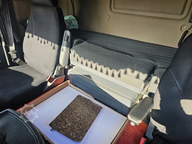 Камион платформа с брезент SCANIA G410 Volumen, Edscha, Hubdach+Tandemhänger