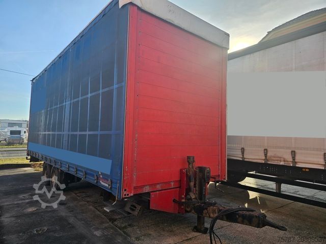 Камион платформа с брезент SCANIA G410 Volumen, Edscha, Hubdach+Tandemhänger