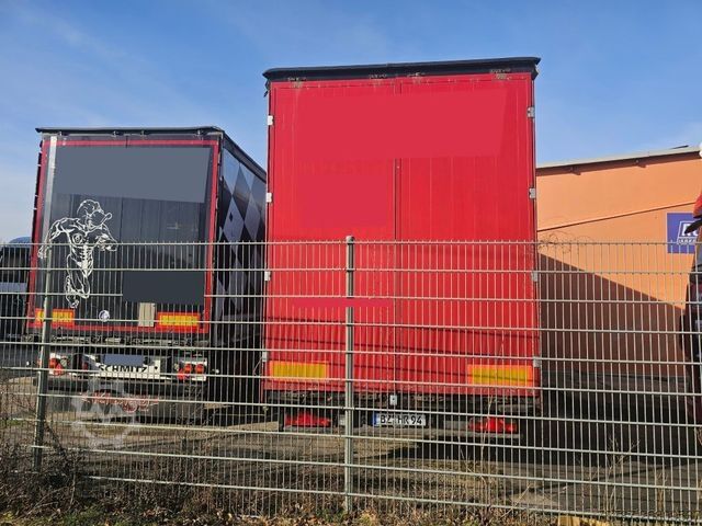 Камион платформа с брезент SCANIA G410 Volumen, Edscha, Hubdach+Tandemhänger