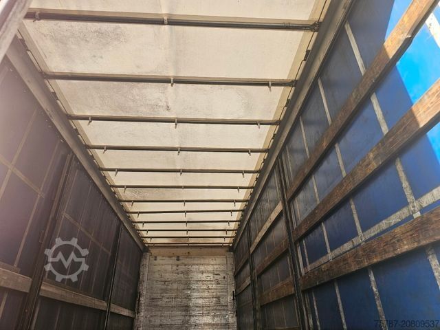 Камион платформа с брезент SCANIA G410 Volumen, Edscha, Hubdach+Tandemhänger