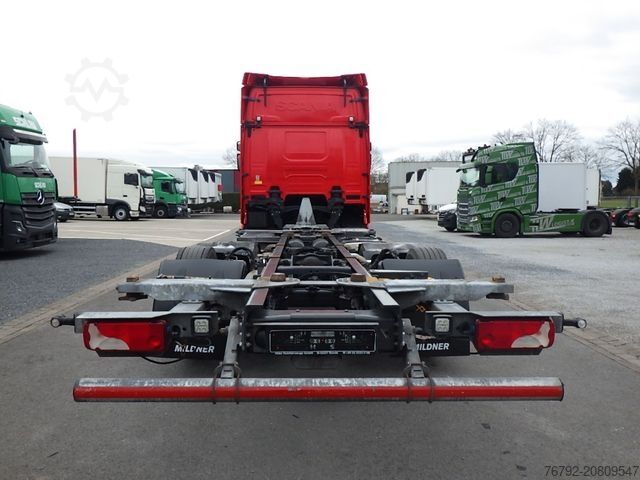 Vrachtwagenchassis SCANIA R 410 B6x2 Jumbo-BDF/Ret/Lenkachse/AHK/Standklim