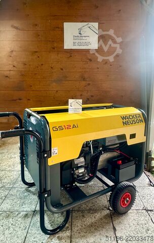 Generator Wacker Neuson GS 12 AI Generator NEU Aktion!
