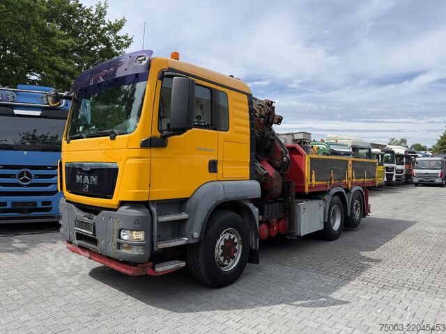 Truck-mounted work platform MAN TGS 26.400 6X4H-2 Kran Fassi F235XP bis 25 Meter