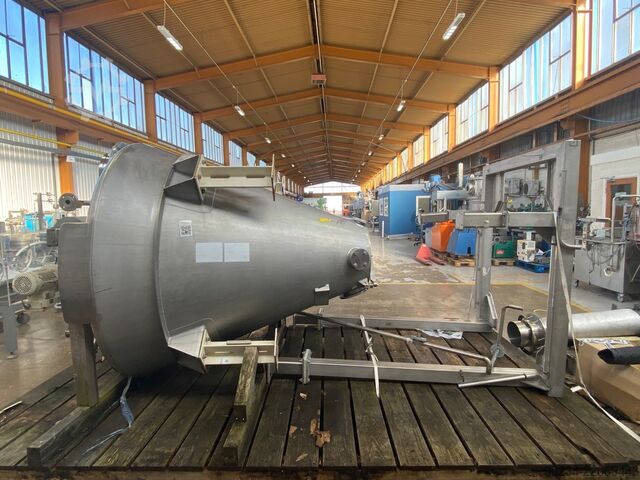 Used Hosokawa Type Conical Mixer Hosokawa Type 750 Litre