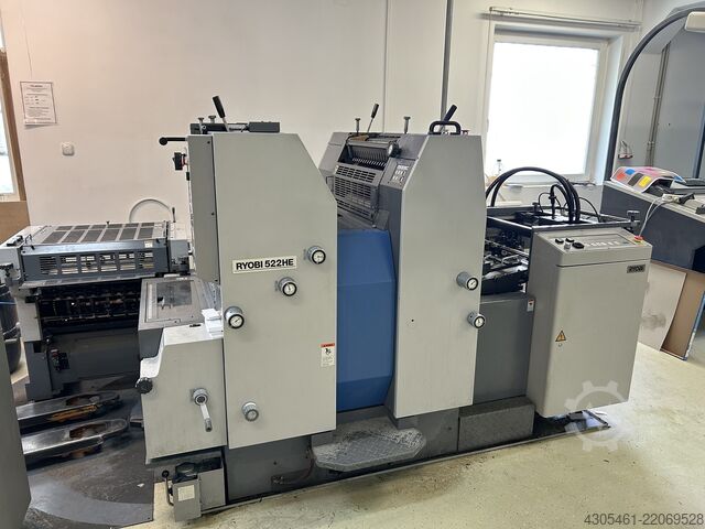 Ofset tisak stroj Ryobi 520HE with  Numbering and Perforating UN