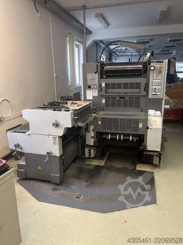 Ofset tisak stroj Ryobi 520HE with  Numbering and Perforating UN