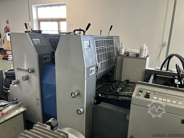 Ofset tisak stroj Ryobi 520HE with  Numbering and Perforating UN