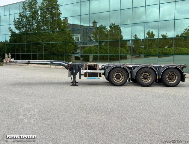 Swap body semitrailer D-TEC VCC-01 FT-LS-S FRONT+MIDDLE+BACK SLIDER 20-40-45