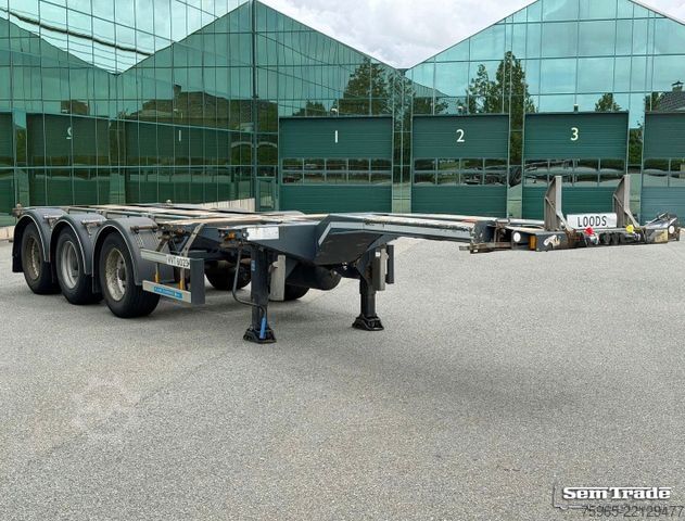 Swap body semitrailer D-TEC VCC-01 FT-LS-S FRONT+MIDDLE+BACK SLIDER 20-40-45