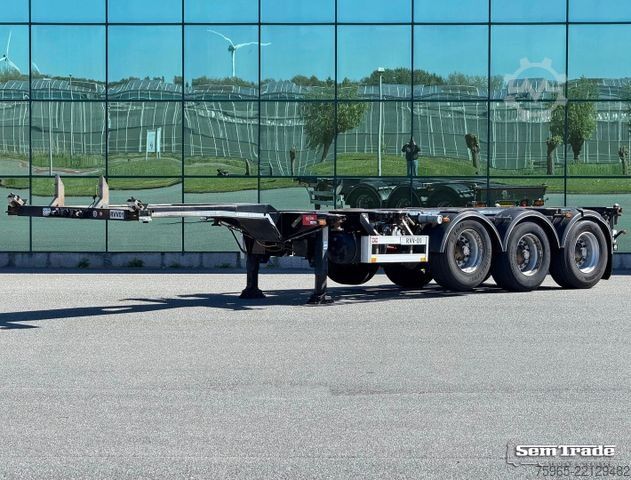 Swap body semitrailer PACTON TXC343 DRUM BRAKES LIFT AXLE 20-30-40-45 FT. TOP