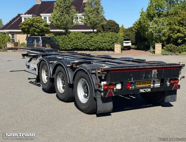 Swap body semitrailer PACTON TXC343 DRUM BRAKES LIFT AXLE 20-30-40-45 FT. TOP