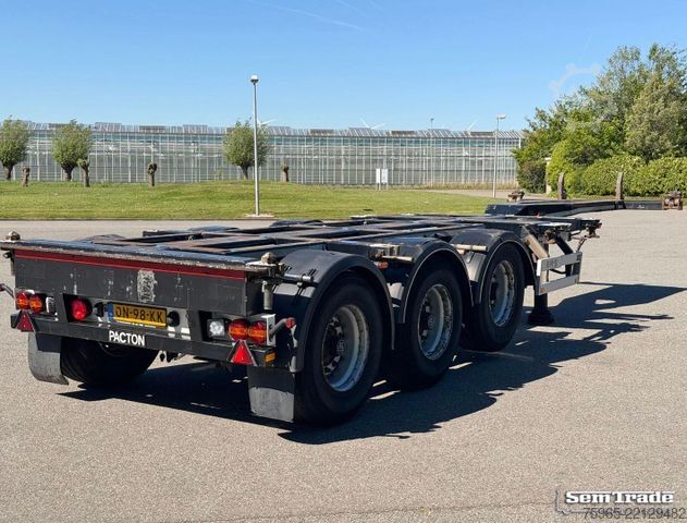 Swap body semitrailer PACTON TXC343 DRUM BRAKES LIFT AXLE 20-30-40-45 FT. TOP