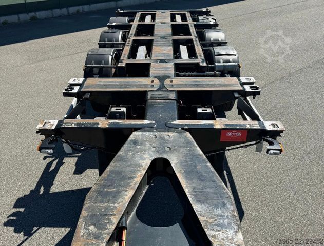 Swap body semitrailer PACTON TXC343 DRUM BRAKES LIFT AXLE 20-30-40-45 FT. TOP