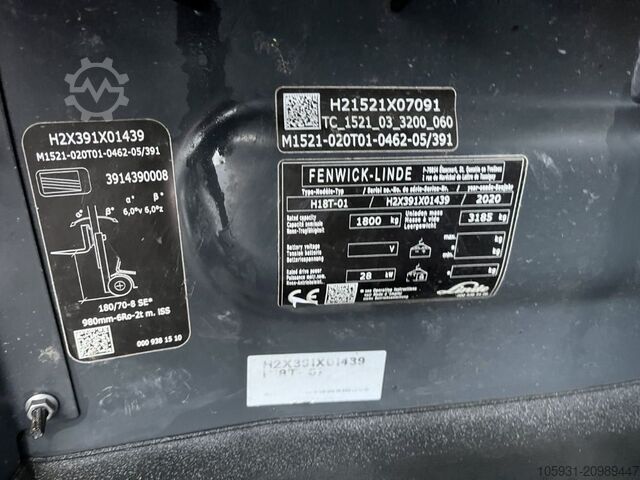 LPG viljuškari Linde H18T-01