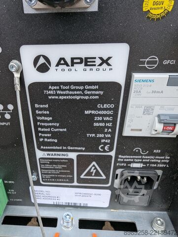 स्क्रू ड्राइवर नियंत्रण Apex Cleco MPRO 400GC - S230