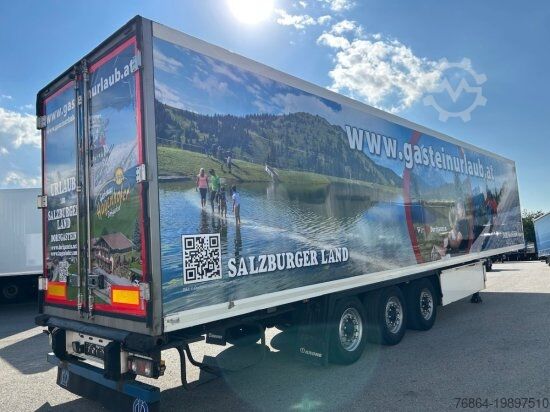 Dieplader oplegger KRONE SD KüHLER, DOPPELSTOCK, CARRIER 1550, PALETTENKASTEN, LIFTACHSE