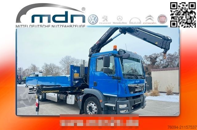 Grua montada em camião MAN TGM 15.250 4x2 Pritsche 6,7m KRAN Funk