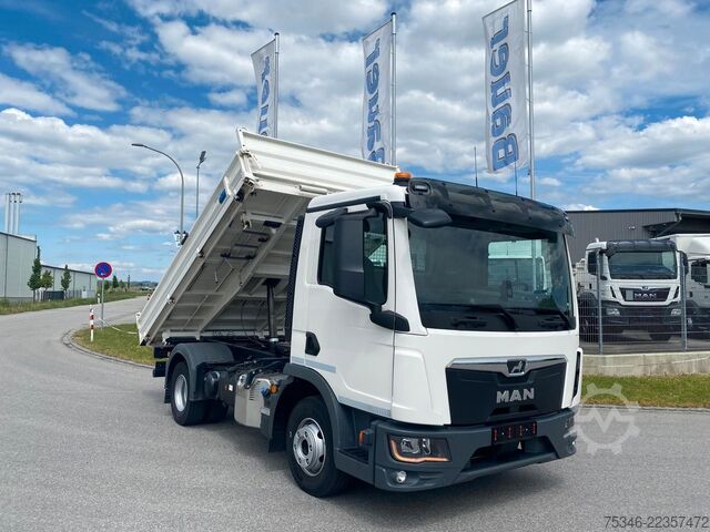 Dreiseitenkipper LKW MAN TGL 12.250/Kipper/NL6,3To/Klima/Nur 57 tkm/Top