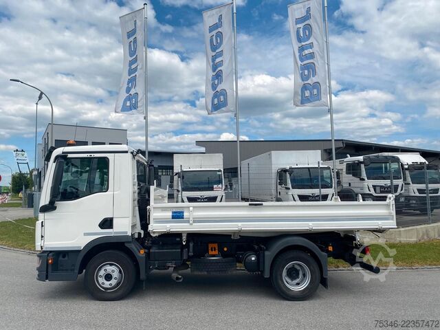 Dreiseitenkipper LKW MAN TGL 12.250/Kipper/NL6,3To/Klima/Nur 57 tkm/Top