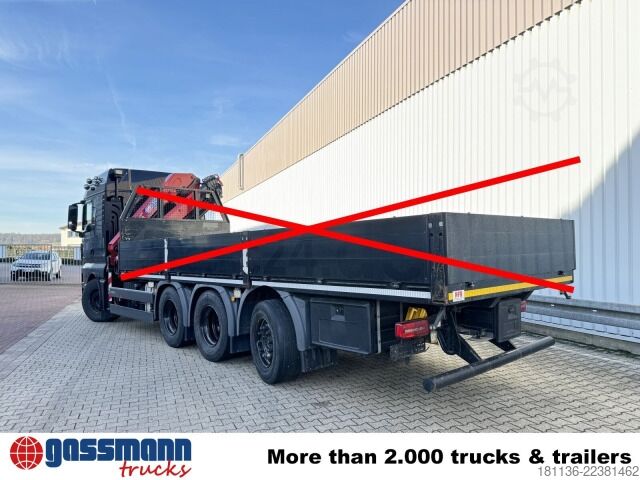 Camião porta-contentores de gancho MAN TGX 35.460 8X4-4 BL, Retarder, Lenk-/Liftachse,