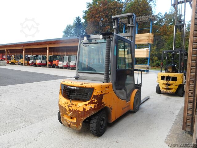 Viljuškar na 4 kotača Jungheinrich DFG435s SS + ZV + Kabine
