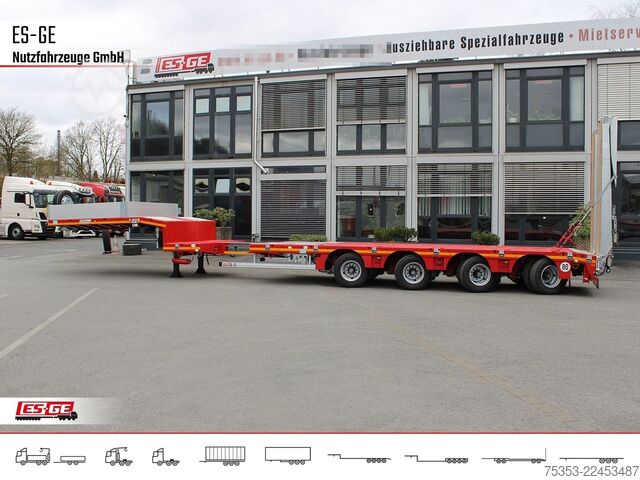 Low loader semitrailer FAYMONVILLE MAX Trailer MAX110 Semi-Tieflader