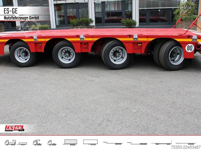 Low loader semitrailer FAYMONVILLE MAX Trailer MAX110 Semi-Tieflader