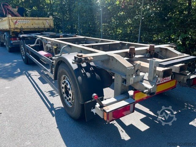 Swap chassis trailer SCHMITZ CARGOBULL BDF AFW 18 vollverzinkt-Mitnahmestapler TÜV NEU