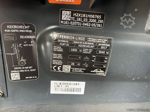 LPG viljuškari Linde H16T-01