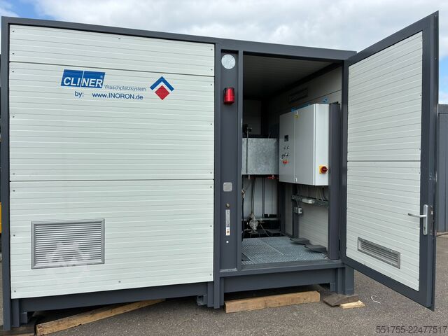 Máy rửa áp lực cao, bộ tách dầu, môi trường INORON   Mobiler Waschplatz Cliner  C 351 Ölabscheider