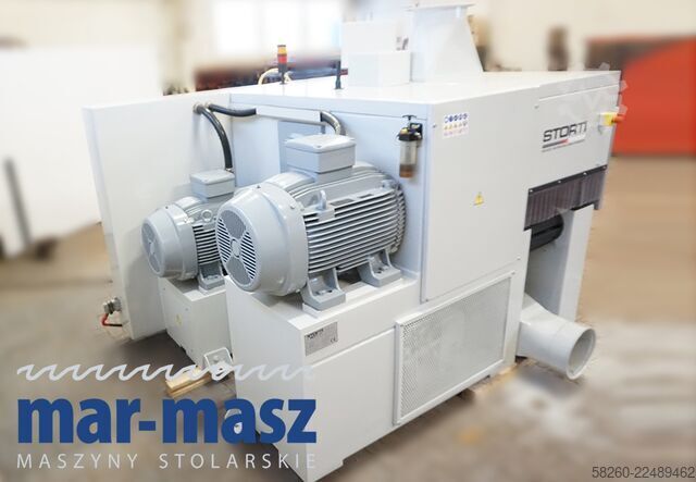 Zweiwellen-Raupen-Multisäge STORTI MULTIBI 18/C2X55KW 400 180 