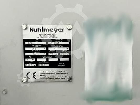 Машина за премахване на ръбове върху ламарина Kuhlmeyer EFS-550, 2003 година Kuhlmeyer EFS-550