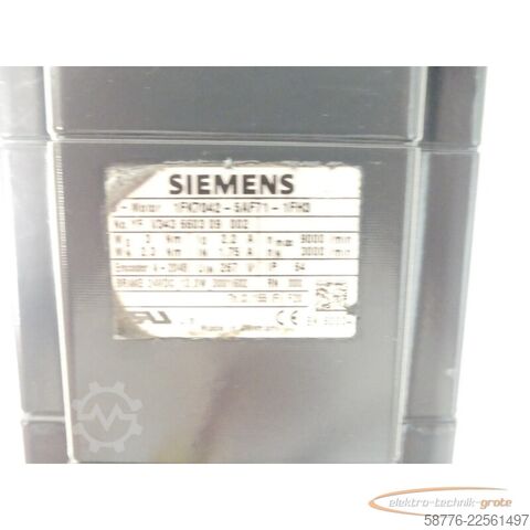 控制单元 Siemens Stator für 1FK7042-5AF71 Servomotor SN YFV343660309002