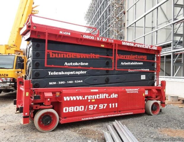 מעלית מספריים Magni ES 3214 E Elektro 32,00 m mit Stützen