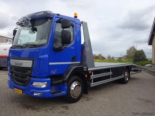 фургон-автовоз DAF LF 210 oprijlaadbak,airco