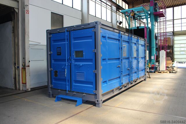 Eksplozija kontejnerski sistem za peskarenje Oliver Fritz GmbH & Co. KG Side Door Open