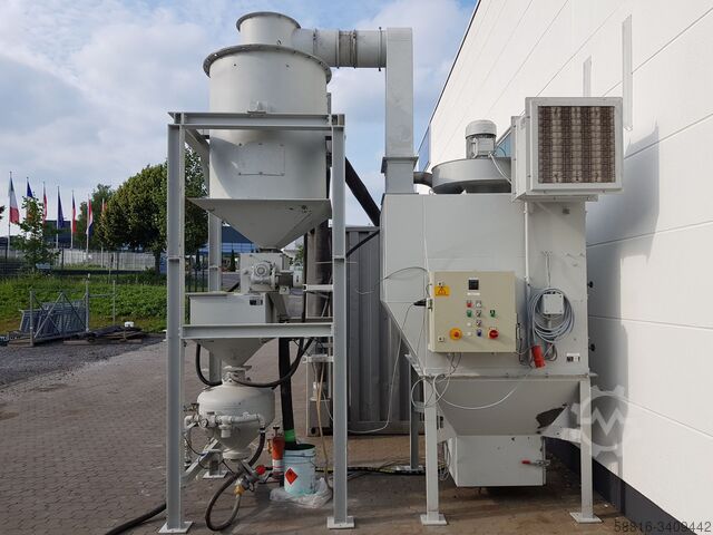 Eksplozija kontejnerski sistem za peskarenje Oliver Fritz GmbH & Co. KG Side Door Open