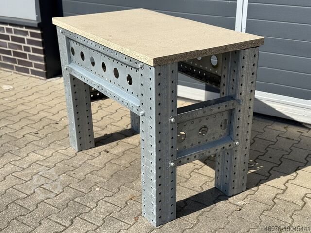 طاولة التعبئة طاولة العمل طاولة اللحام Werkbank / Abm.: 1.250x700x940 (BxTxH) Werkstatttisch Tisch